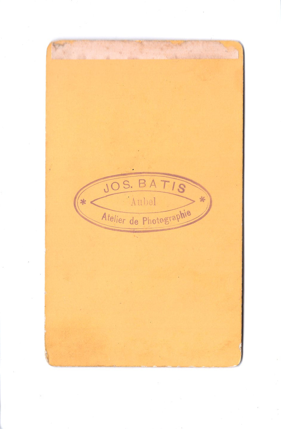 Fotografie Herrenportrait - Aubel 1880er