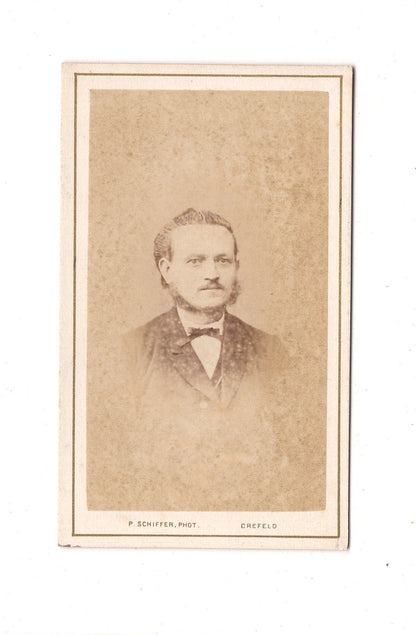 Fotografie Herrenportrait - Krefeld 1860er