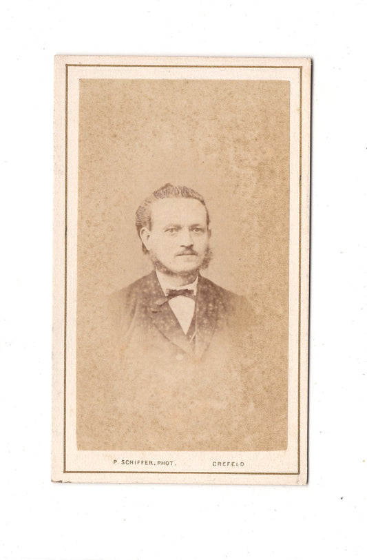 Fotografie Herrenportrait - Krefeld 1860er