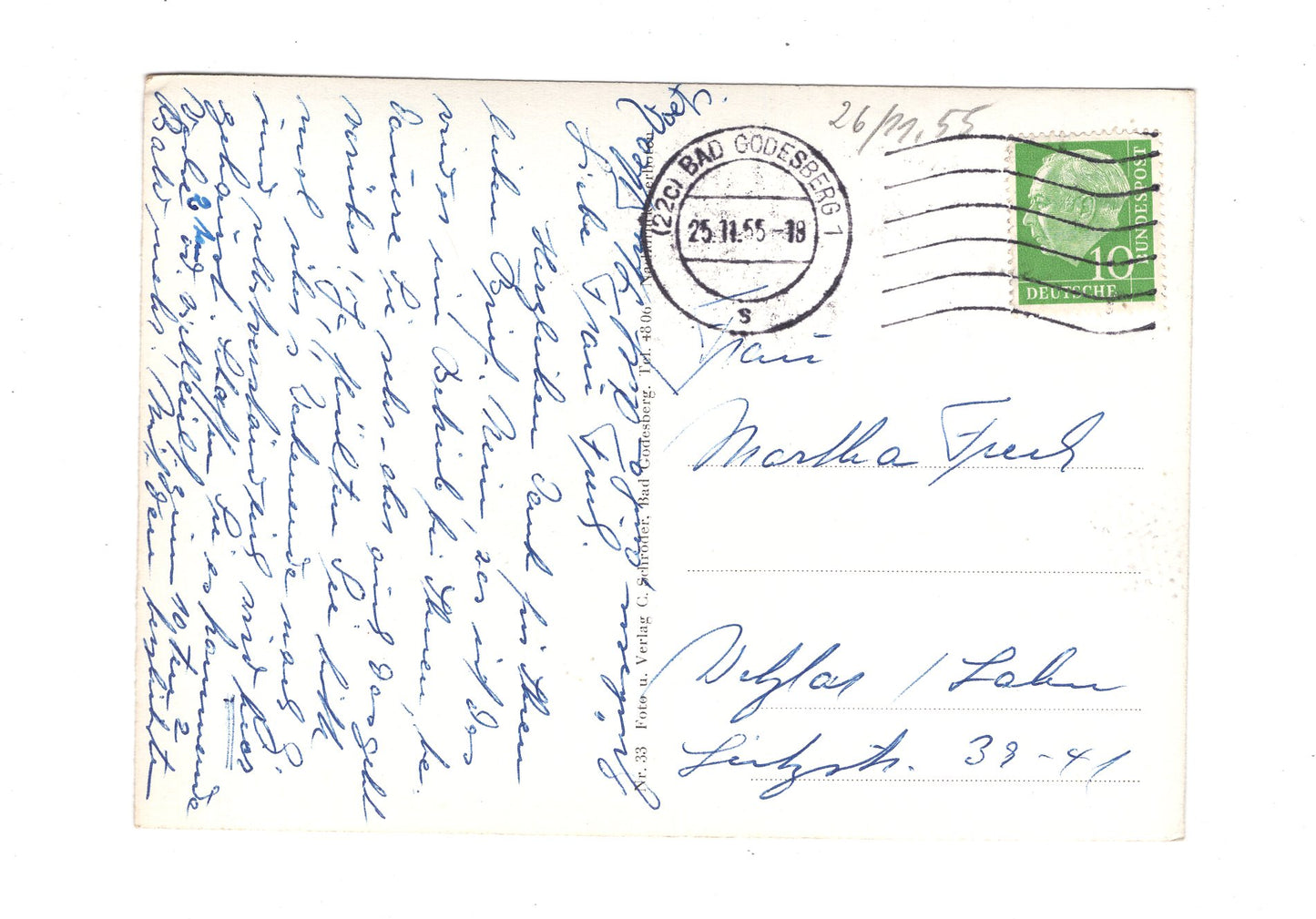 Ansichtskarte Bad Godesberg / Stadttheater