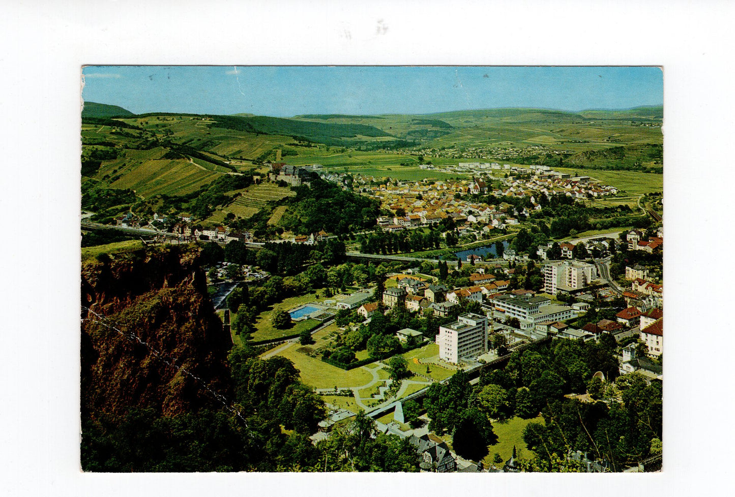Ansichtskarte Bad Münster am Stein mit Rheingrafenstein