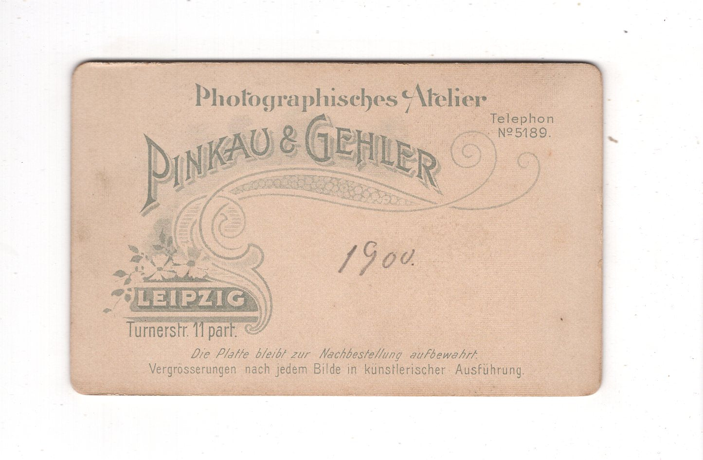 Fotografie Niedliche kleine Kinder - Leipzig um 1900 / CDV M1-11