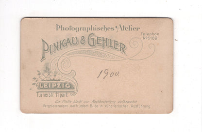 Fotografie Niedliche kleine Kinder - Leipzig um 1900 / CDV M1-11