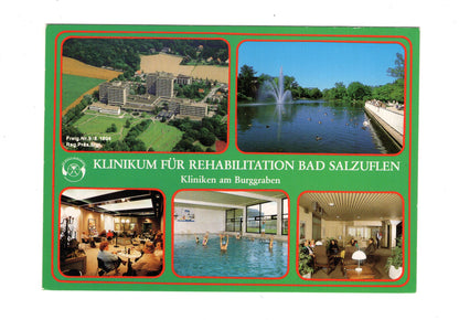 Ansichtskarte Bad Salzuflen / Kliniken am Burggraben