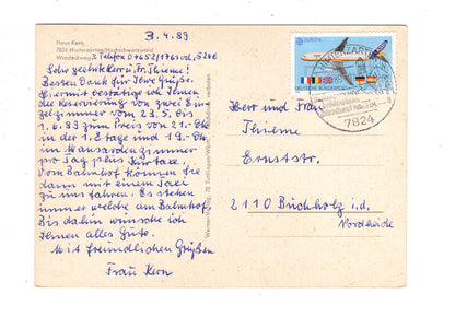 Ansichtskarte Hinterzarten / Hochschwarzwald / Haus Kern / J1-70