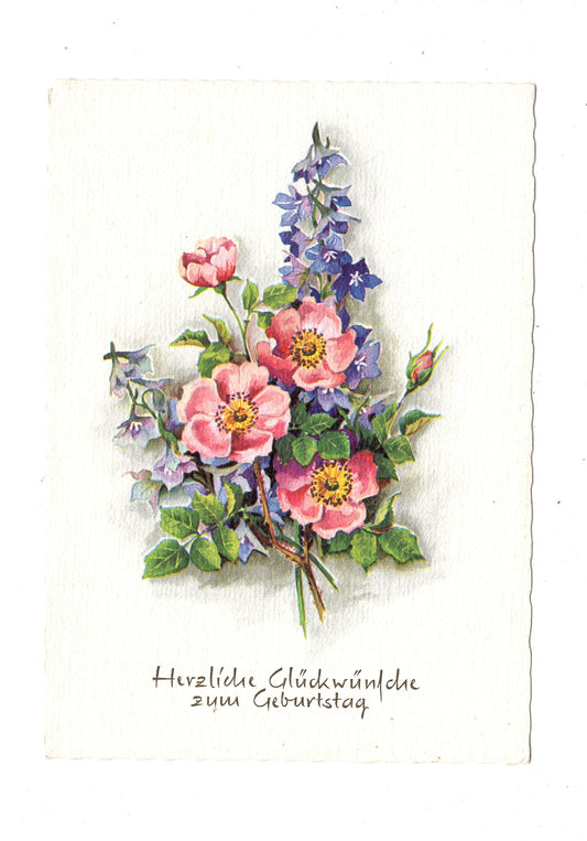 Ansichtskarte Glückwünsche / Glückwunsch zum Geburtstag / L1-61