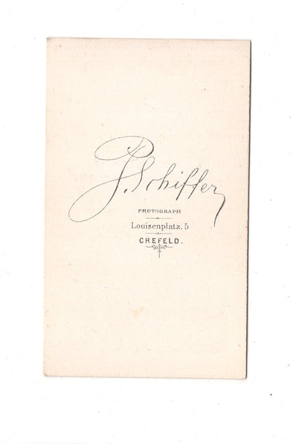 Fotografie Herrenportrait - Krefeld 1860er