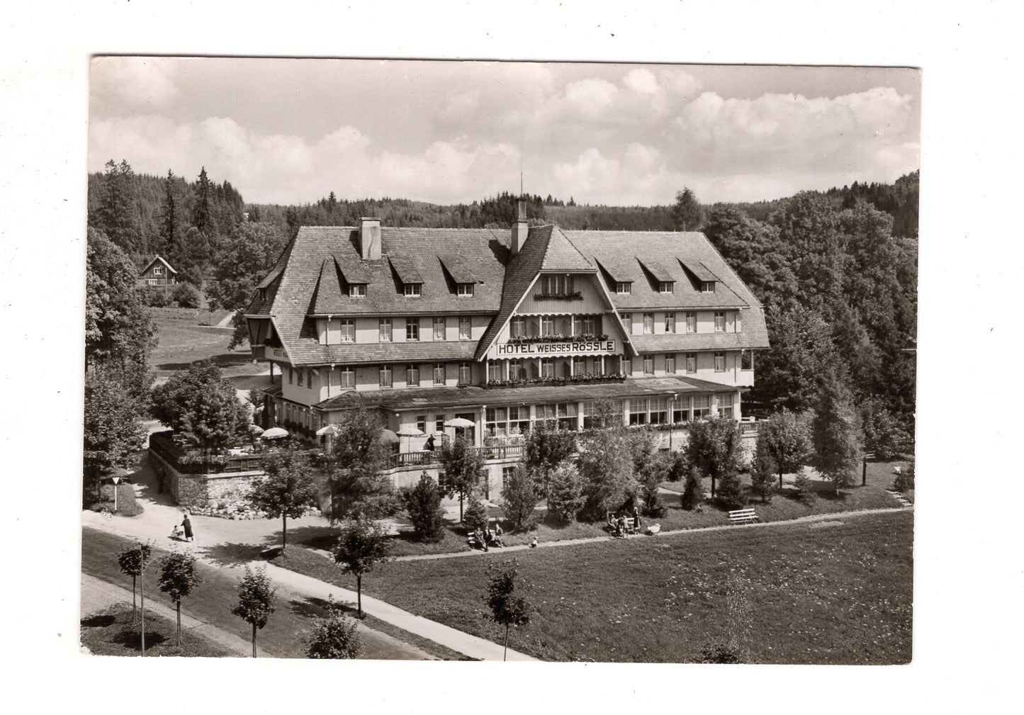 Ansichtskarte Hinterzarten / Hochschwarzwald / Hotel Weißes Rössle / J1-70