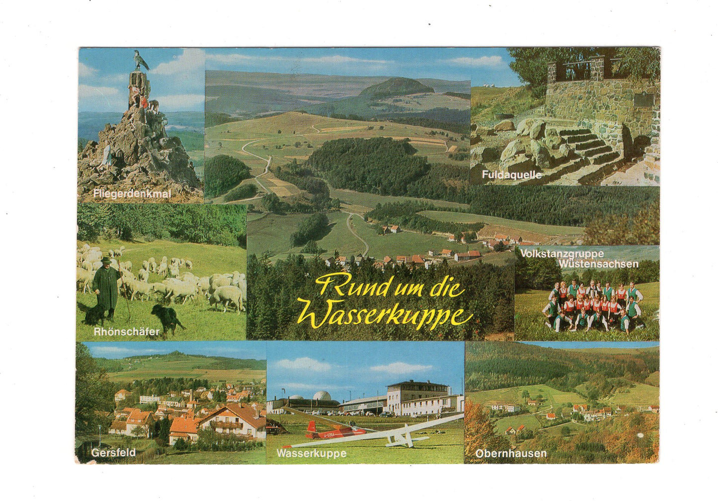 Ansichtskarte Rund um die Wasserkuppe / Rhön