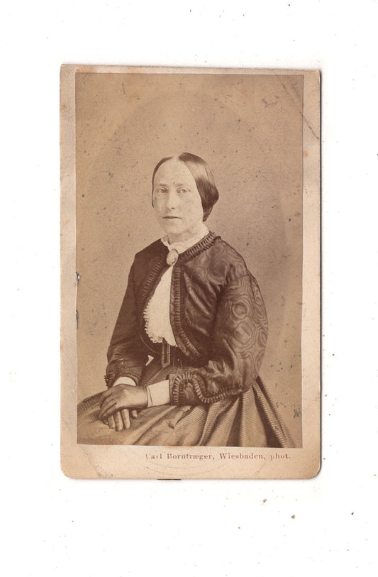 Fotografie Feine Dame - Wiesbaden 1860er
