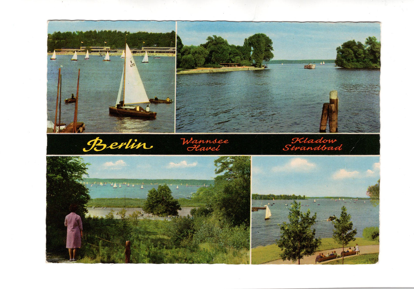 Ansichtskarte Berlin / Wannsee / Havel +++