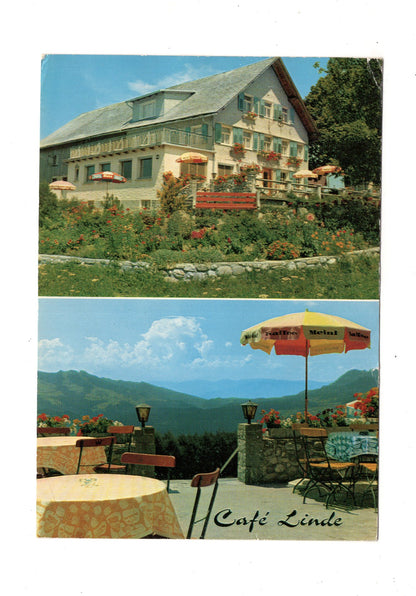 Ansichtskarte Gasthaus Café Linde / Sulzberg-Schönenbühel / Vorarlberg / Österreich
