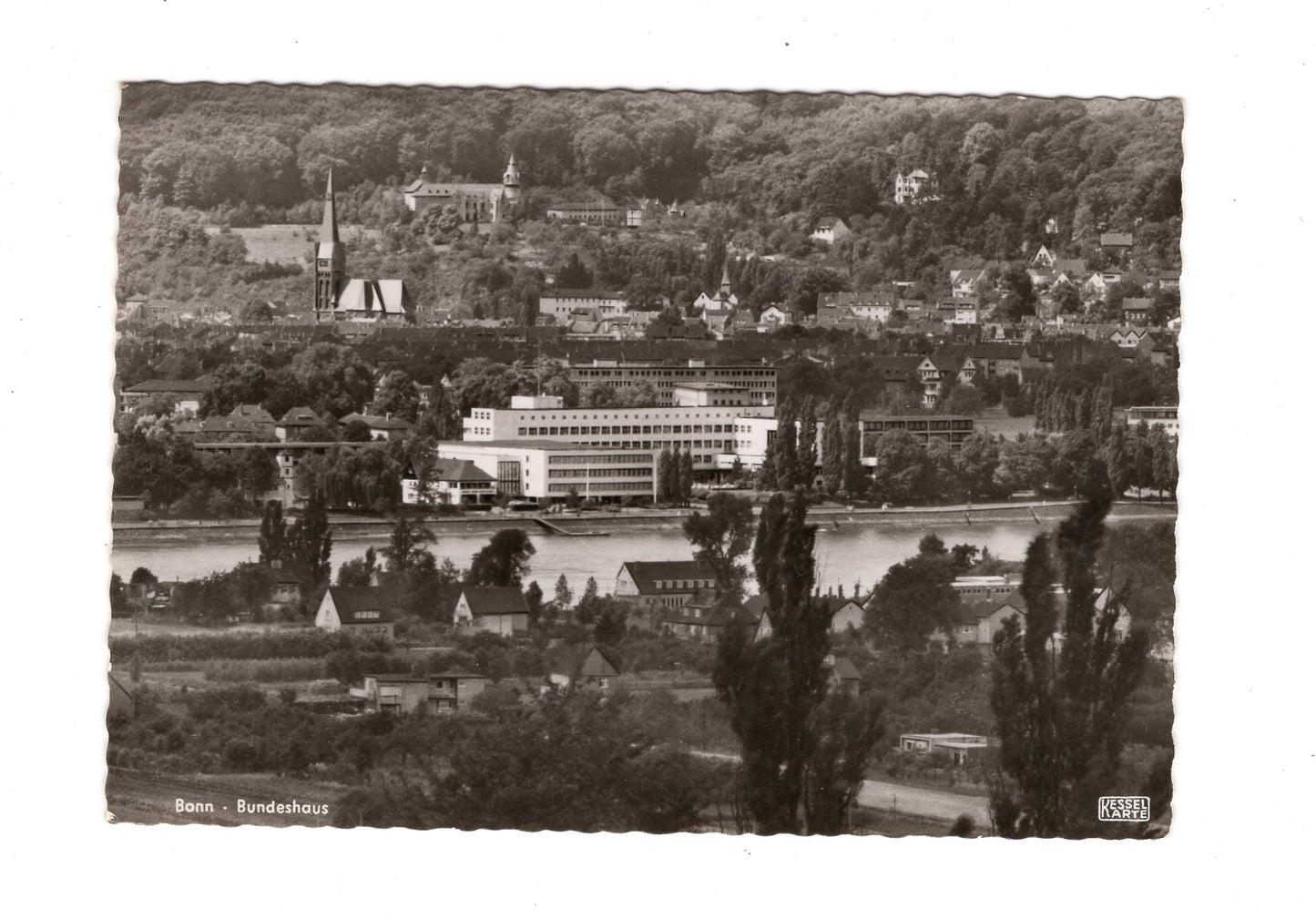 Ansichtskarte Bonn am Rhein / Bundeshaus