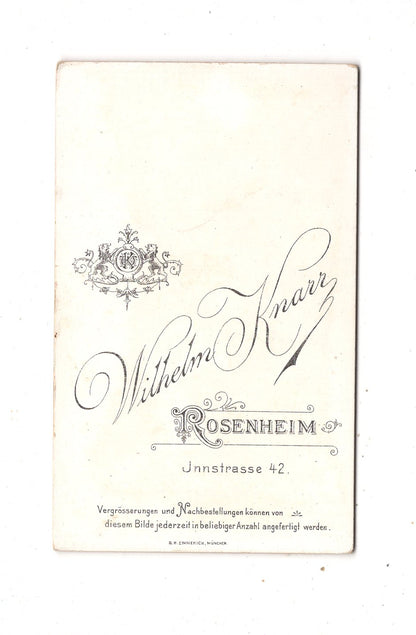 Fotografie Damenportrait - Rosenheim 1890er