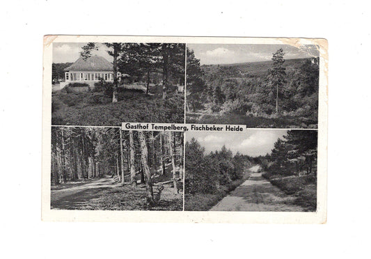 Ansichtskarte Gasthof Tempelberg / Fischbeker Heide