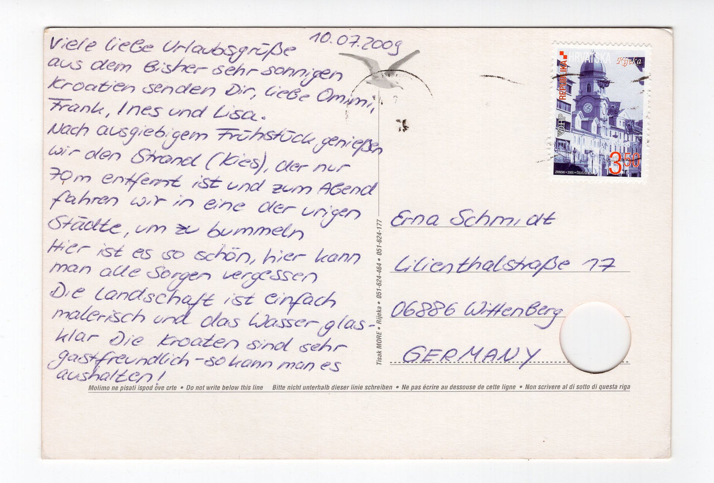 Ansichtskarte Pula / Kroatien