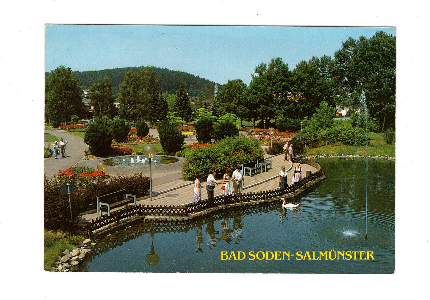 Ansichtskarte Bad Soden-Salmünster / Kurpark