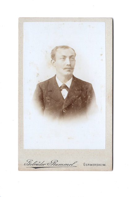 Fotografie Herrenportrait - Germersheim 1890er