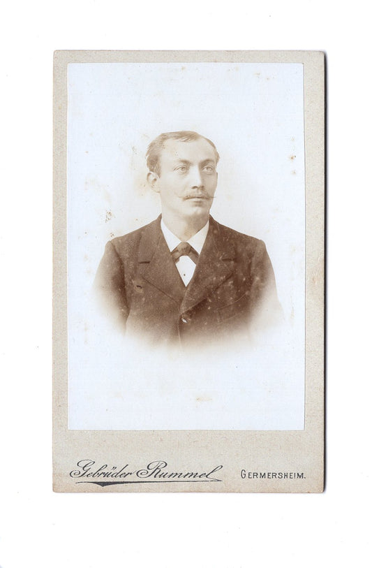 Fotografie Herrenportrait - Germersheim 1890er