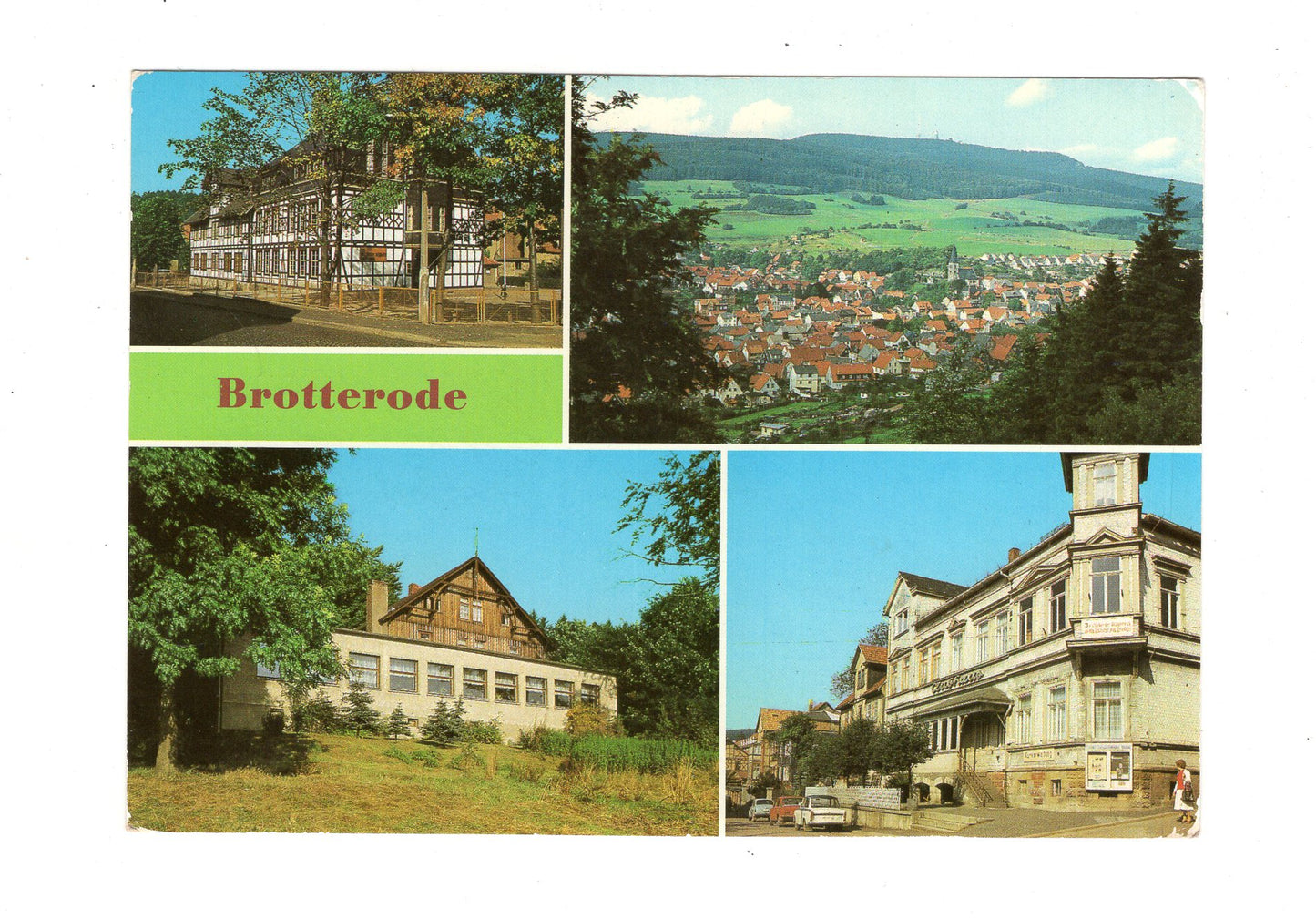 Ansichtskarte Brotterode / Kreis Schmalkalden
