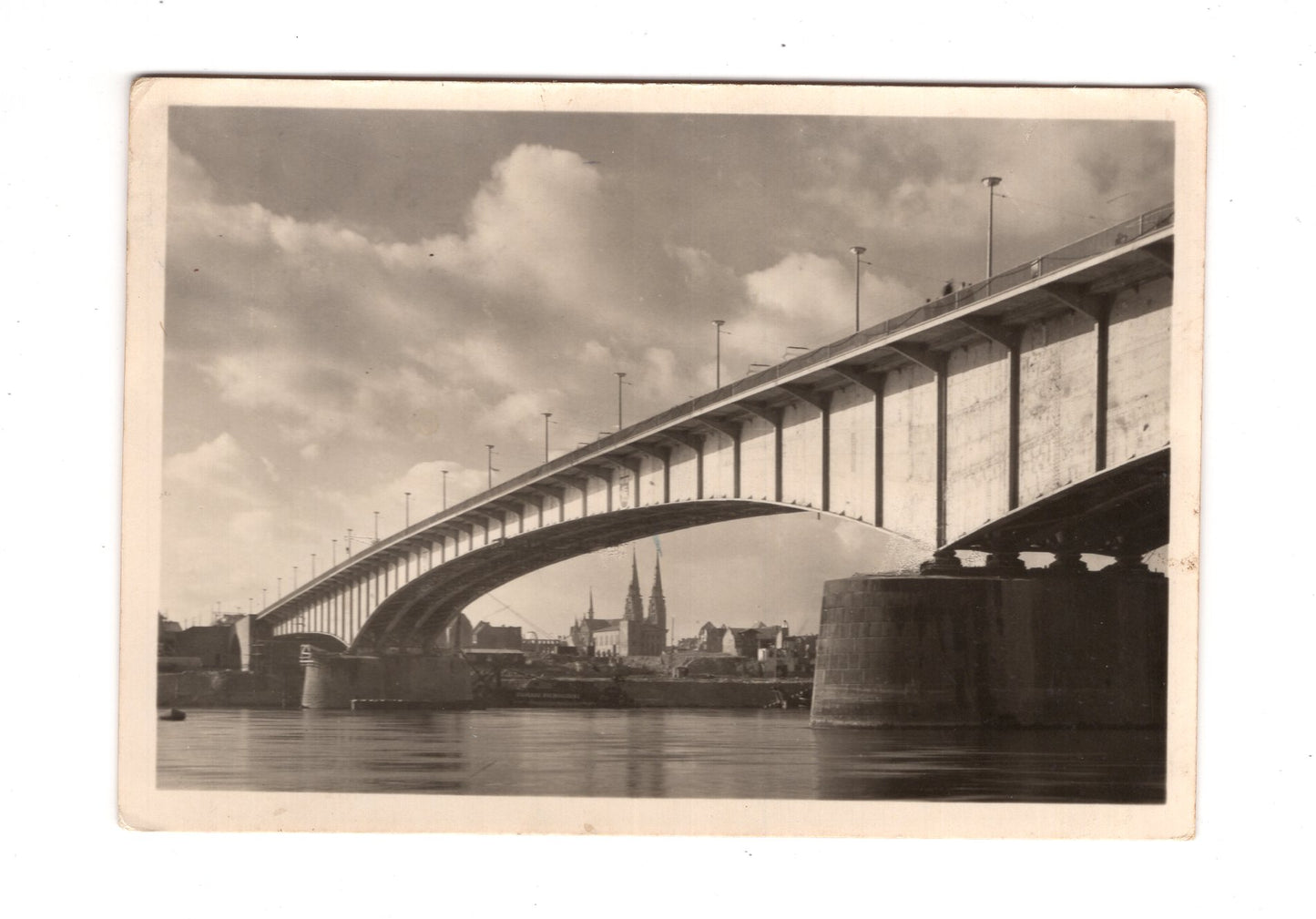 Ansichtskarte Bonn am Rhein / Neue Brücke