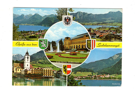Ansichtskarte Salzkammergut / Österreich