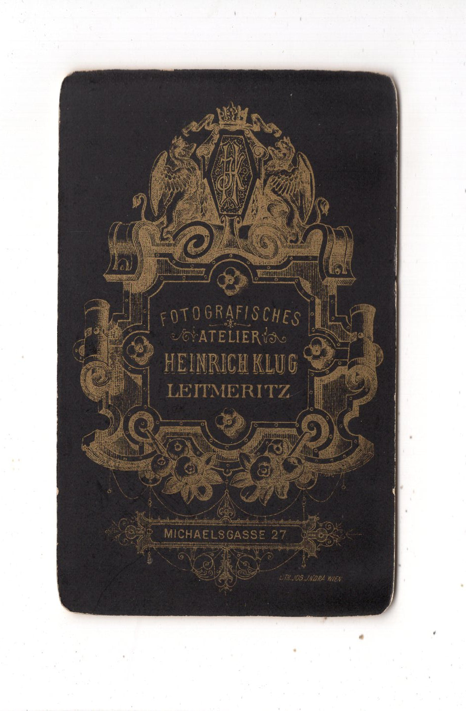 Fotografie Niedliches kleines Kind - Leitmeritz um 1880