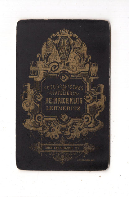 Fotografie Niedliches kleines Kind - Leitmeritz um 1880