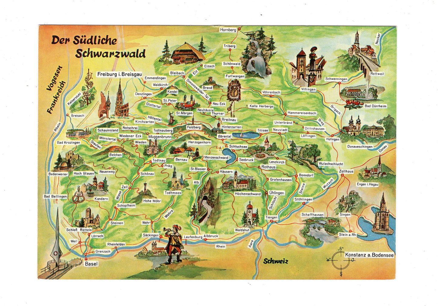Ansichtskarte Der Südliche Schwarzwald / G1-63