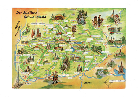 Ansichtskarte Der Südliche Schwarzwald / G1-63