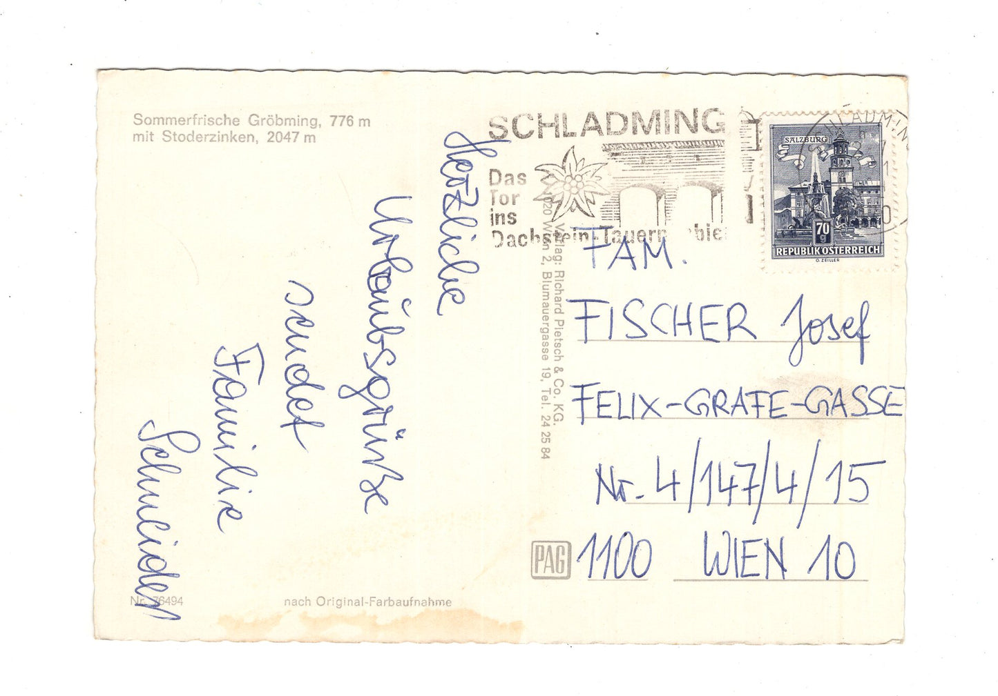 Ansichtskarte Gröbmimg / Österreich
