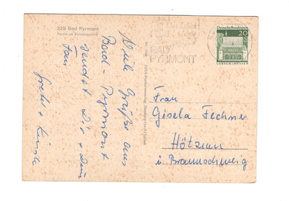 Ansichtskarte Bad Pyrmont  / Partie im Palmengarten  / I1-58