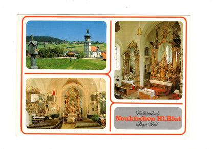 Ansichtskarte Wallfahrtskirche Neukirchen Hl. Blut / Bayerischer Wald / H1-59