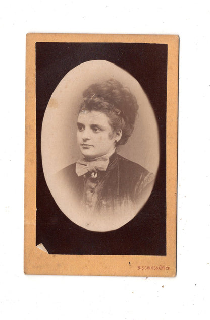 Fotografie Damenportrait - Wien um 1870