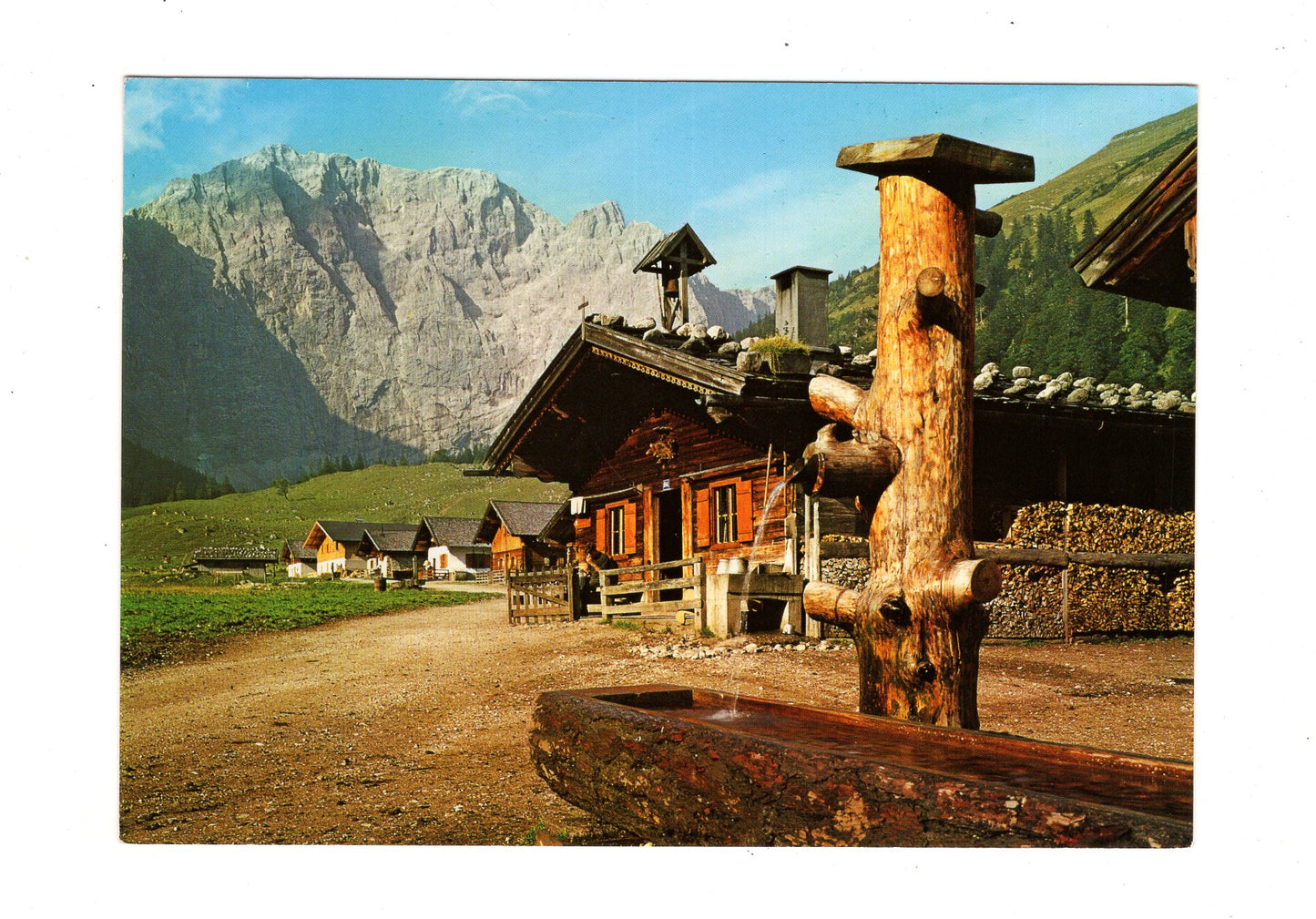 Ansichtskarte Die Eng-Alm im Karwendel / Österreich
