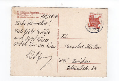 Ansichtskarte Dr. Middelhauve-Jugendheim / Schwelm