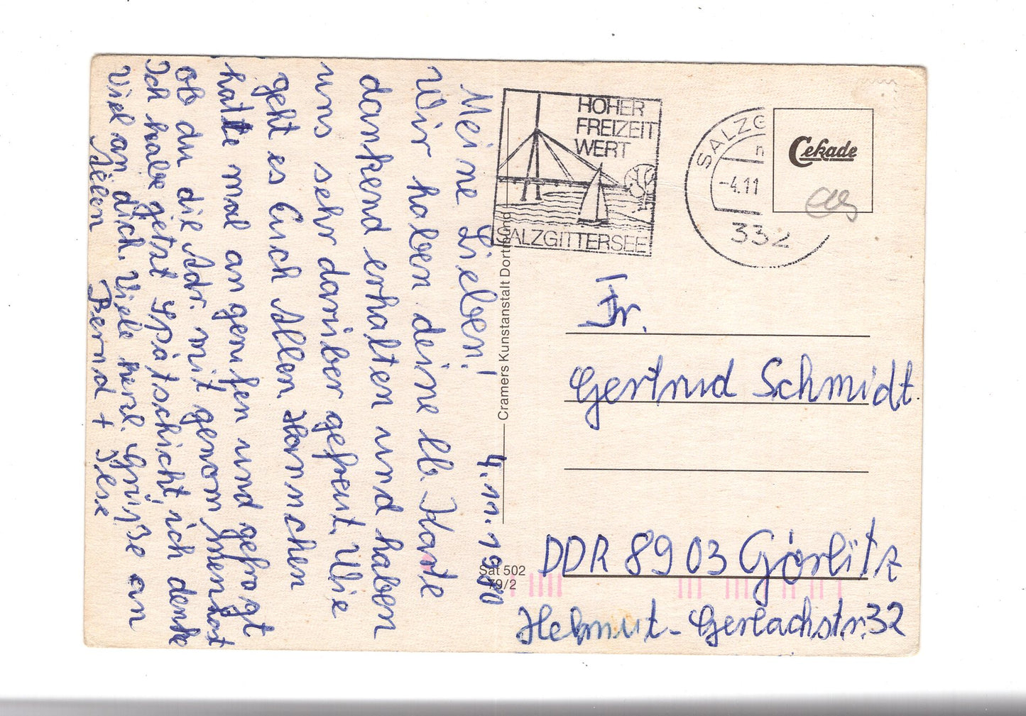 Ansichtskarte Salzgitter-Lebenstedt