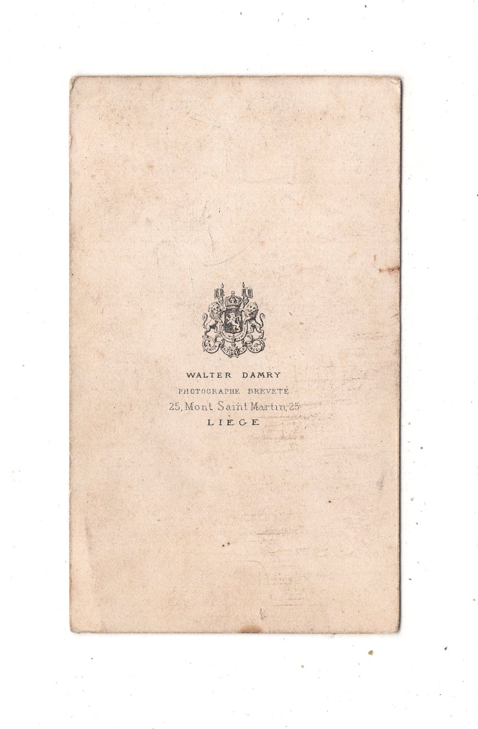 Fotografie Feine Dame - Liege Lüttich 1860er