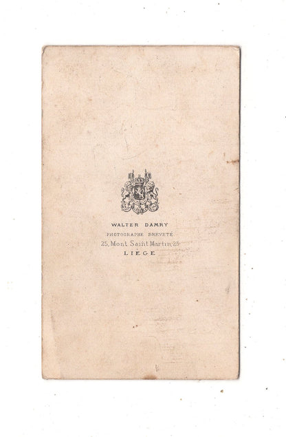 Fotografie Feine Dame - Liege Lüttich 1860er
