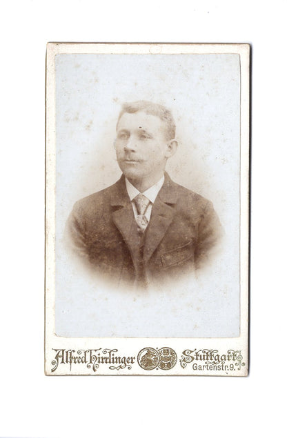Fotografie Herrenportrait - Stuttgart 1890er