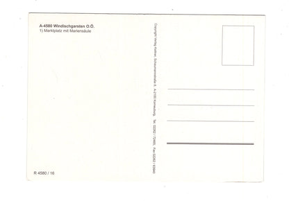 Ansichtskarte Windischgarsten / Marktplat mit Mariensäule / Oberösterreich / Österreich