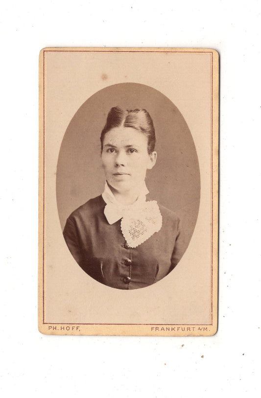 Fotografie Damenportrait - Frankfurt Main 1870er