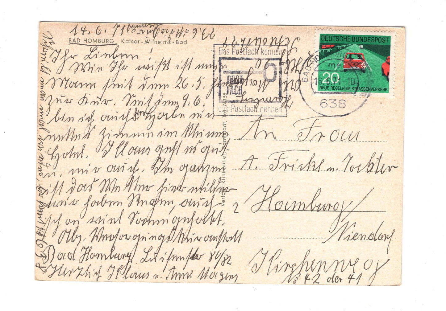 Ansichtskarte Bad Homburg vor der Höhe / Kaiser-Wilhelms-Bad