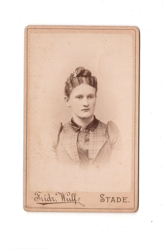 Fotografie Damenportrait - Stade 1880er / CDV C1-08