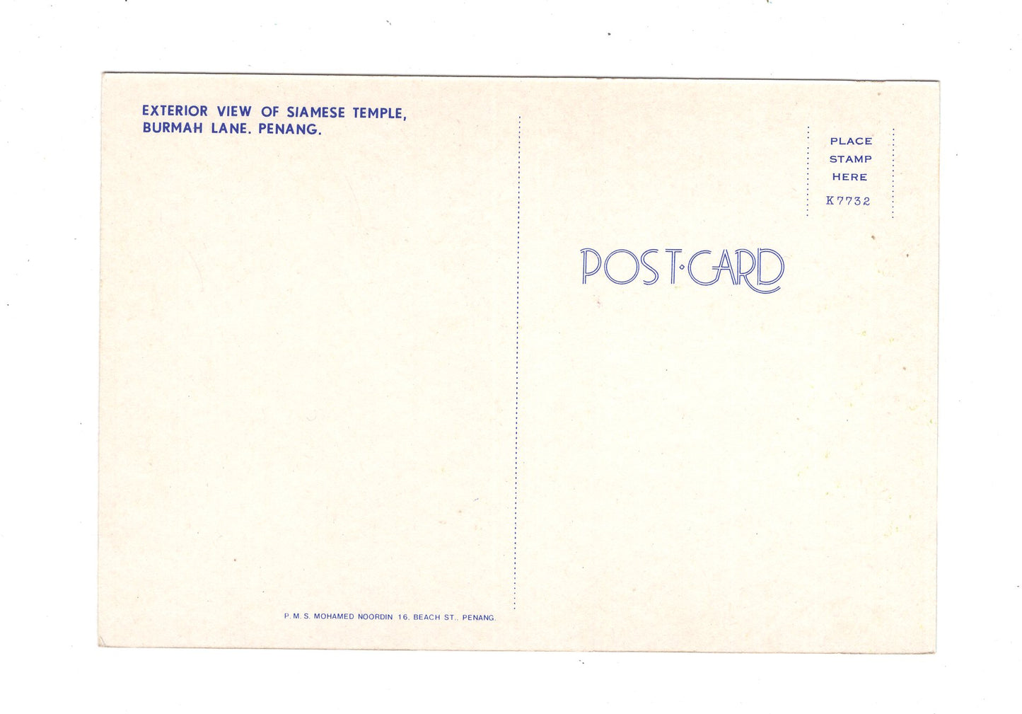 Ansichtskarte Penang Exterior View of Siamese Temple / Malaysia