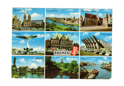 Ansichtskarte Bremen / Marktplatz / Flughafen +++  / I1-58