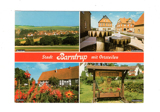Ansichtskarte Stadt Barntrup mit Ortsteilen