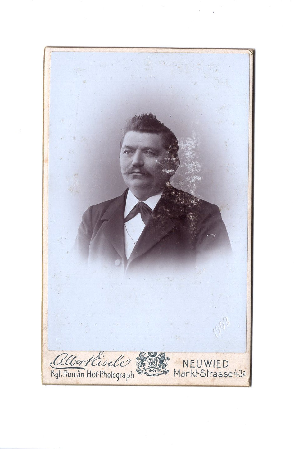 Fotografie Herrenportrait - Neuwied 1902