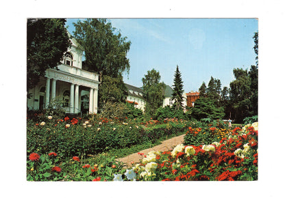 Ansichtskarte Bad Salzuflen / Rosengarten und Leopold-Bad