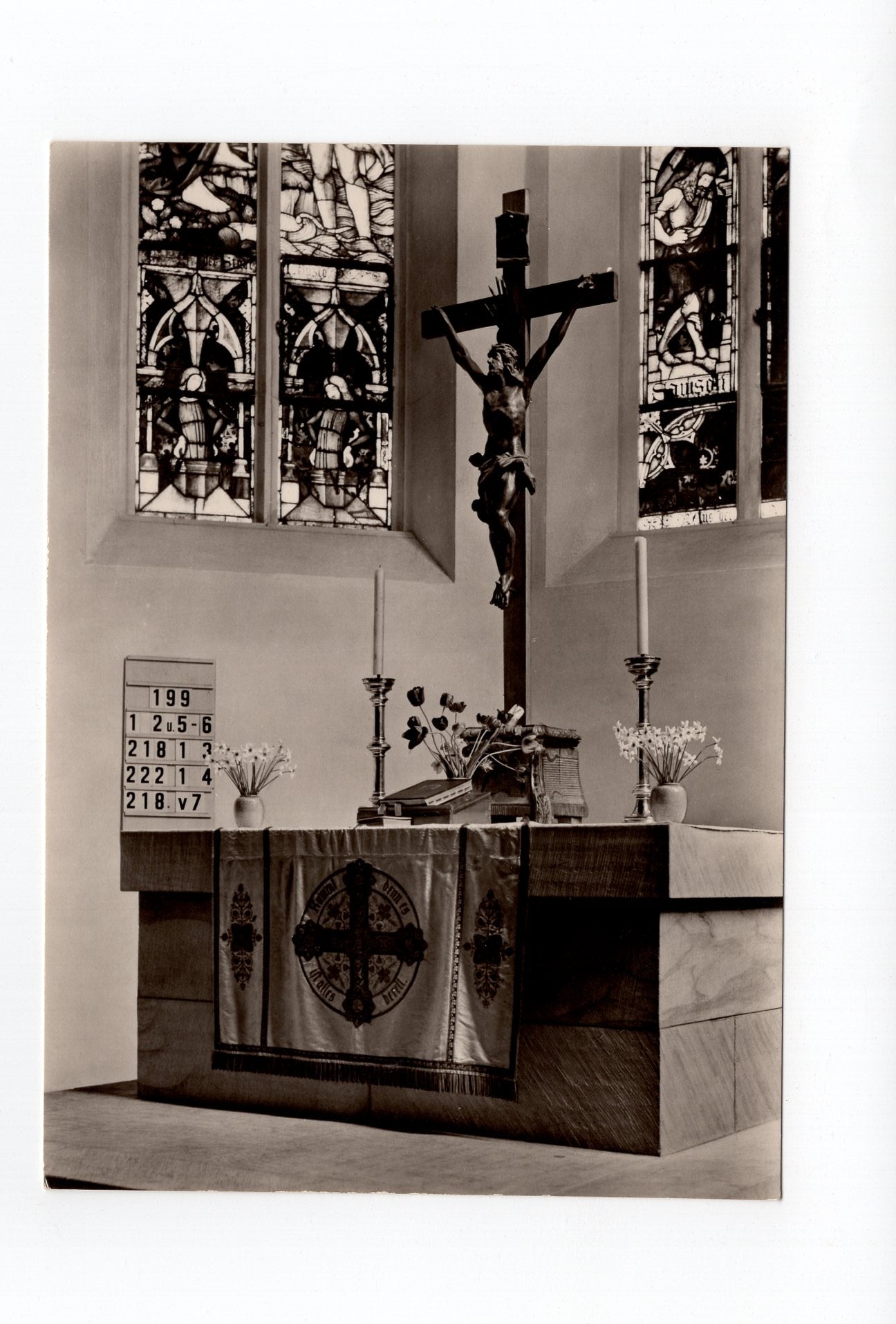 Ansichtskarte Leipzig / Thomaskirche / Altar